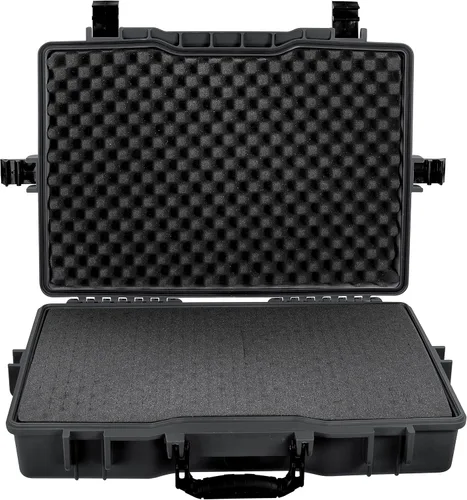 Vista 7 de Eylar Funda rígida grande de 22 pulgadas, cámara, herramientas, equipo para laptop con logotipo personalizado, placa grabada, impermeable