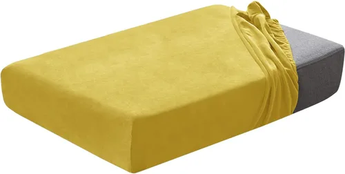 Vista 45 de Juego de fundas de cojín para asiento de sofá, fundas de cojín de terciopelo elástico, repuesto para cojines individuales con tela elástica Aguacate
