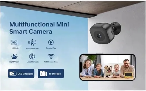 Vista 4 de Mini cámara de seguridad WiFi 1080P 1pcs