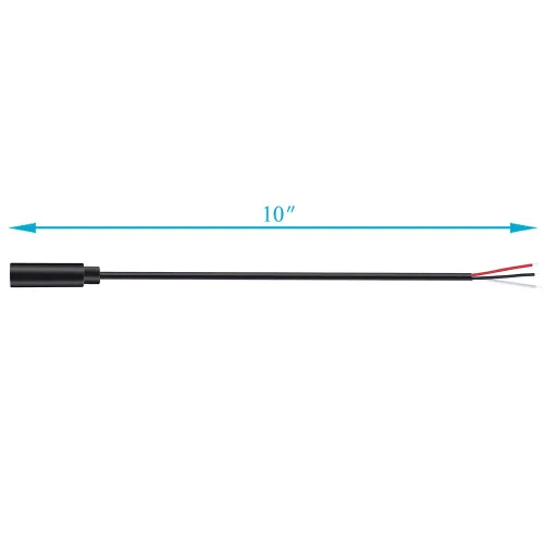 Vista 4 de Adaptador de conector hembra estéreo de 0.1 in a cable de audio de cable