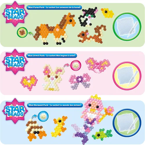 Vista 2 de Aquabeads Epoch D'Enfance - Perlas, 31771, multicolor
