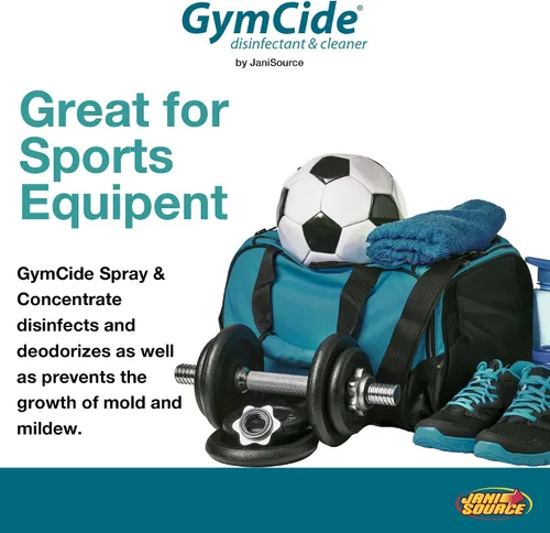 Vista 8 de GymCide desinfectante y limpiador para deportes, gimnasios y equipos de fitness, registrado por la EPA, cuarto de galón (1)