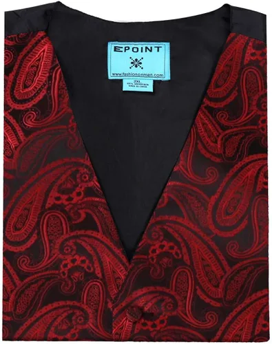 Vista 3 de Epoint EGC1B01-03 Multi Mens Paisley chaleco tejido microfibra, tallas S-5XL