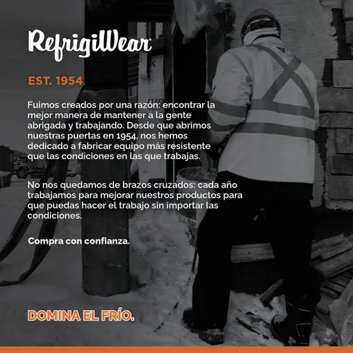 Vista 6 de RefrigiWear Chaqueta HiVis Extreme Softshell, abrigo aislante, clasificación de comodidad de -60°F