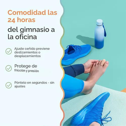 Vista 5 de ZenToes Paquete de 6 protectores de gel para los dedos de los pies, amortigua y protege para proporcionar alivio de uñas perdidas o encarnadas, Beige