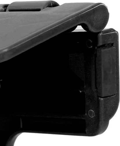 Vista 7 de Taburete de plástico Taburete plegable portátil para pesca de senderismo interior (negro)
