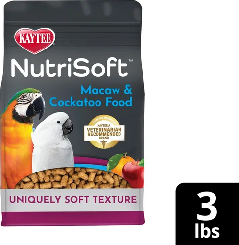 Vista 10 de Kaytee Nutri Soft Pet - Alimento para pájaros de guacamayo y cacatúa, 3 libras