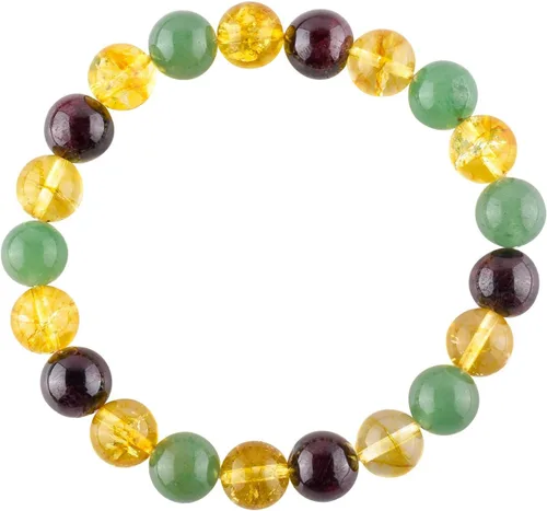 Vista 9 de OdrillionGems Natural Gemstone Beads Stretchable Bracelet for Women Men