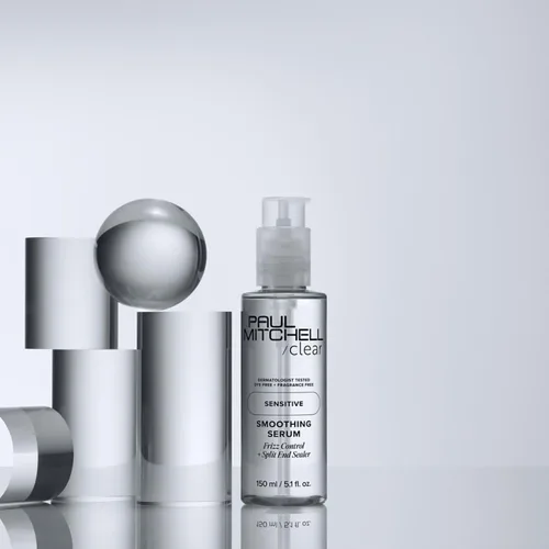 Vista 6 de Paul Mitchell Clear Smoothing Serum, Blowout Primer, Fragrance Free, For Sensitive Scalp + Skin