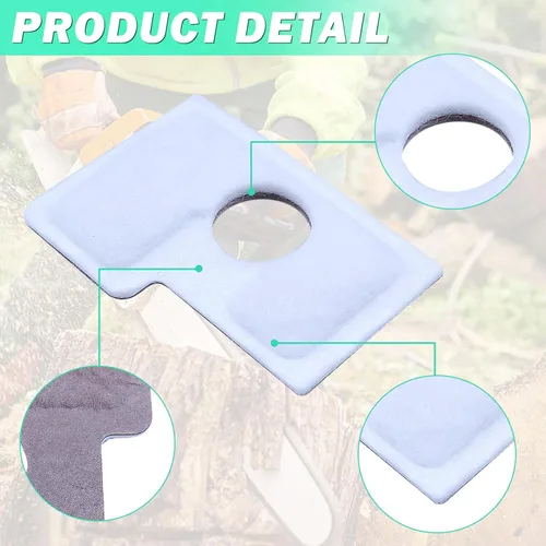 Vista 6 de Paquete de 5 filtros de aire para motosierra Stihl MS180 MS170 018 017 Seires, piezas de repuesto para motosierra ADEFOL, accesorios de filtro