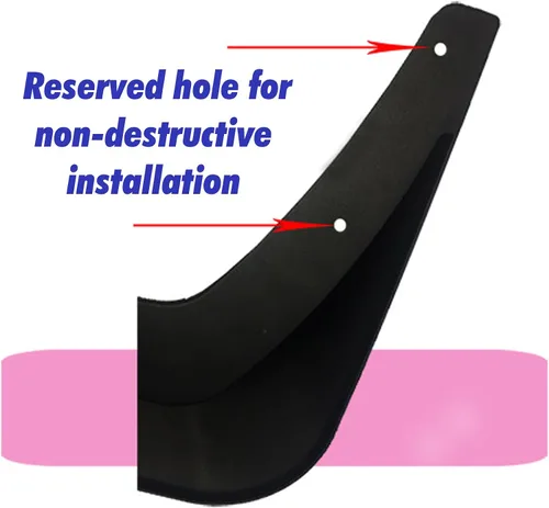 Vista 5 de biosp Auto Mud Flaps Splash Guards para Volkswagen VW Tiguan 2010 2011 2012 2013 2014 2015 2016 2017 Cubierta de guardabarros delantero y trasero PP
