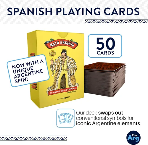 Vista 2 de Naipes españoles Juegos de cartas de amigos - Baraja de cartas Juegos familiares - Regalos de cumpleaños para mujeres - Regalos para hombres