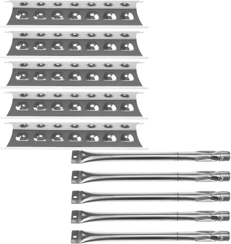 Vista 9 de Hisencn Kit de reparación para Master Forge 1010037, 1010048 modelos de parrilla de gas, quemadores de acero inoxidable, piezas de repuesto