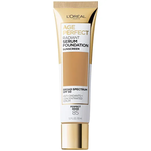 Vista 29 de L'Oreal Paris Age Perfect - Base de suero radiante con SPF 50, almendra, 1 onza
