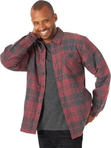 Vista 16 de Wrangler Authentics Men's Long Sleeve Sherpa Lined Shirt Jacket Índigo