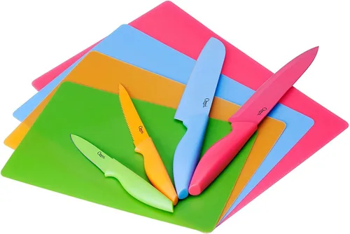 Vista 9 de Ozeri Elite Chef - Juego de 17 piezas de cuchillos y tabla de corte de acero inoxidable