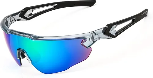 Vista 3 de FEISEDY Gafas de sol polarizadas deportivas juveniles para 8-16 Ciclismo, Correr, Conducción, B0011