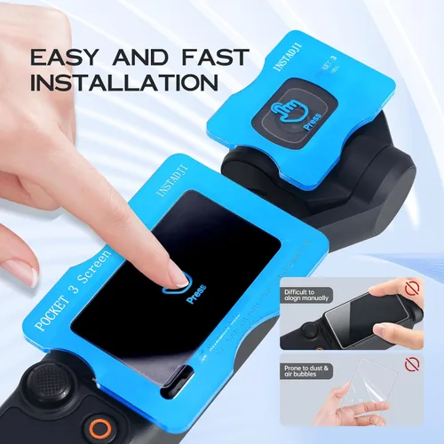 Vista 2 de Paquete de 4 protectores de pantalla para DJI Osmo Pocket 4/3/Xtra Muse+protector de lente para accesorios Osmo Pocket 4/3/Xtra Muse