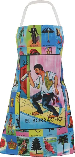 Vista 7 de Leos Imports Loteria Card - Delantal de bingo mexicano con bolsillos