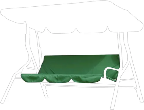 Vista 9 de Gavigain Funda de cojín de repuesto para asiento de columpio, para patio al aire libre, funda de cojín de columpio de 3 plazas, impermeable, funda