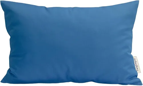 Vista 93 de TangDepot Fundas de almohada sólidas de seda sintética duradera, fundas de almohada cuadradas decorativas, fundas de almohada para interiores y Azul