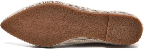 Vista 6 de Wryweir Zapatos de vestir de punto para mujer, zapatos de vestir para mujer, zapatos de ballet para mujer, zapatos clásicos suaves de cuña baja