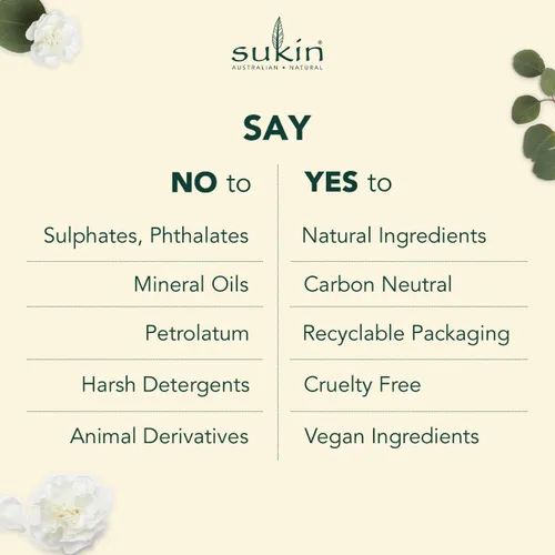 Vista 4 de Sukin Organics Exfoliante facial revitalizante, exfoliante facial hidratante a base de crema con extracto de bambú y exfoliante de cáscara de nuez