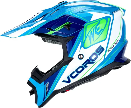 Vista 15 de VCOROS H637 - Cascos de motocross para adultos, ATV, Dirtbike, BMX, MX, todoterreno, aventura, UTV, con certificación DOT