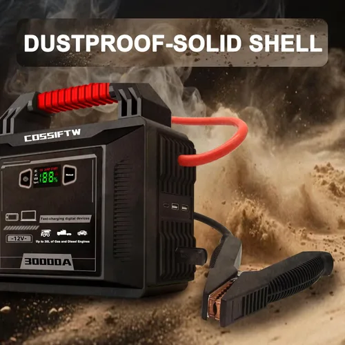 Vista 4 de Arrancador de salto resistente pico 30000A para camiones diesel