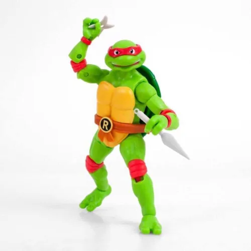Vista 3 de Loyal Subjects - Figura de acción de Raphael 5 de las Tortugas Ninja Mutantes Adolescentes de BST AXN (red)