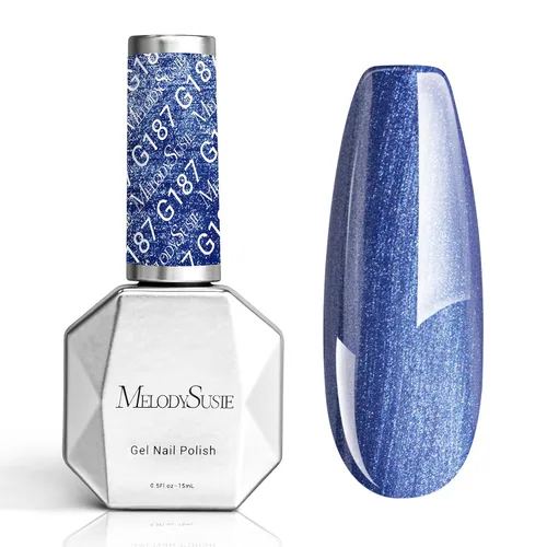 Vista 76 de MelodySusie - Esmalte de uñas en gel con brillo perla rosa brillante, 0.5 fl oz, efecto hilo, con acabado de concha rosa brillante, UV LED