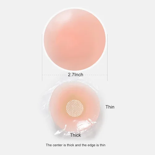 Vista 6 de Yalixuan Silicone Nipple Covers Breast Petals