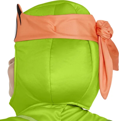 Vista 6 de InSpirit Designs Disfraz de Miguel Ángel de las Tortugas Ninja Mutantes Adolescentes para Niños, Multicolor