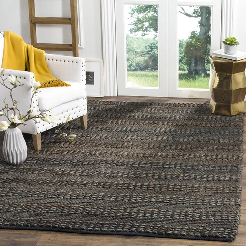 Vista 25 de SAFAVIEH Natural Fiber Collection - Alfombra decorativa de 2 x 3 pies, color lejía, yute hecho a mano, diseño trenzado tejido, ideal para entrada