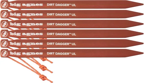 Vista 2 de Big Agnes Estacas para tienda de campaña Dirt Dagger UL