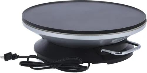 Vista 3 de Máquina de panqueques Fabricante de enchufes Utensilios para hornear Fabricante de panqueques para el hogar Material Crepe Maker Grill Aluminio