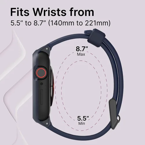 Vista 9 de Catalyst Funda diseñada para Apple Watch Series SE 2022, Series 6/5 y 4 de 1.732 in, edición de hebilla, a prueba de caídas de 9.9 pies, correa