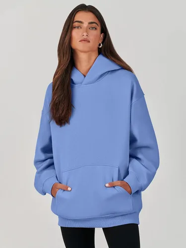 Vista 2 de ANRABESS Womens Oversized Hoodies Fleece Sweatshirts Long Sleeve Hooded Pullover Winter Clothes with Pocket