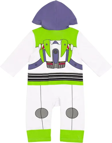 Vista 4 de Disney Pixar Toy Story Buzz Lightyear - Mameluco con cremallera para bebé