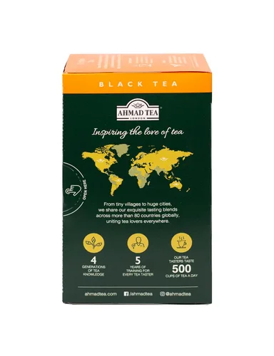 Vista 4 de Ahmad Tea Té de Ceilán, cajas de 20 unidades (paquete de 6)