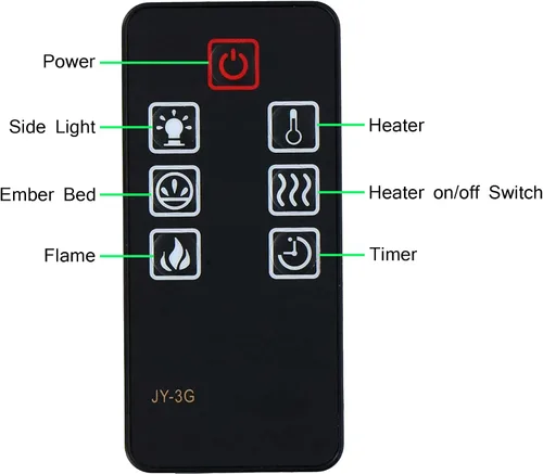 Vista 2 de Repuesto para calentador eléctrico de chimenea Muskoka JY-3G 20-06-650 259-35-86 310-48-90 259-879-86 310-42-45