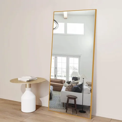 Vista 42 de NicBex Espejo de pared, espejo de aleación de aluminio de 36 x 24 pulgadas, espejo de pared para dormitorio, baño (horizontal/vertical), sala