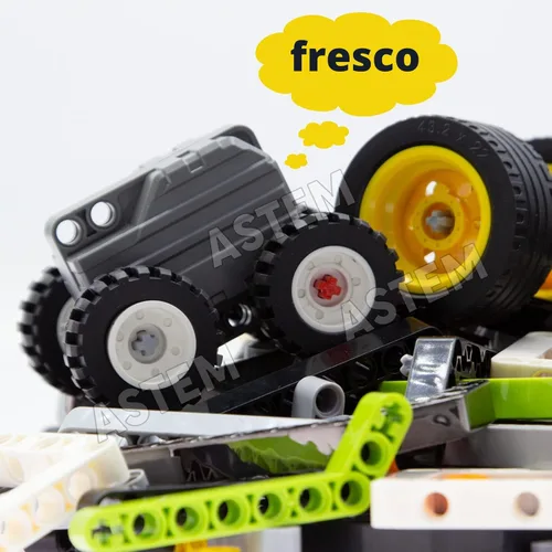 Vista 5 de ASTEM Technic Parts Group EV3 Piezas de Bloques de Construcción de Repuesto Piezas Mecánicas de Tamaño Regular Incluyen Ladrillo, Buje, Pin Técnico.