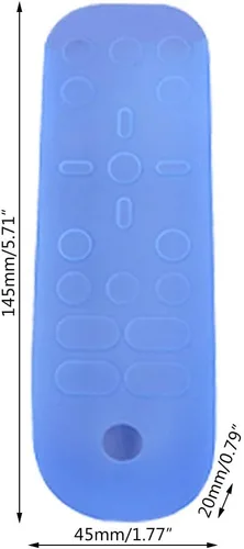 Vista 4 de Kingjinglo Funda protectora de silicona para control remoto compatible con multimedia a prueba de caídas lavable funda protectora de silicona