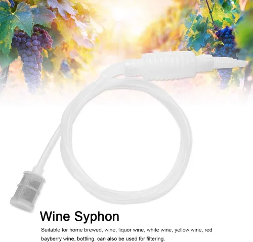 Vista 3 de Wine Tube JTLB 21 * 17 * 5 Home Brew Syphon Filtro Tubo Manguera Cerveza Vino Fabricación Herramienta