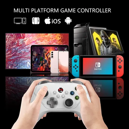 Vista 3 de BEITONG ASURA 2 Pro NS PC Switch Game Controller Wireless Gamepad For Nintendo Switch Win 7 8 10 11 Android iPhone iPad Steam Gaming, 6 Axis