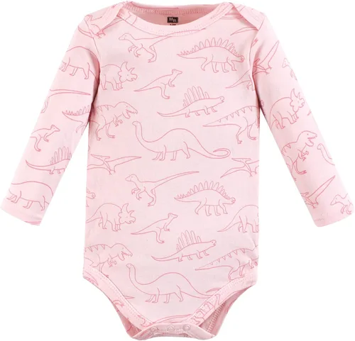 Vista 125 de Hudson Baby baby-boys Cotton Long-sleeve Bodysuits 5-pack