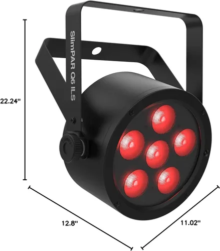 Vista 5 de SlimPar Q6 ILS de bajo perfil, alto rendimiento quad-color (RGBA) LED Par