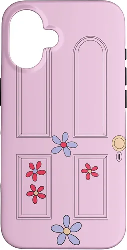 Vista 32 de Disney and Pixar's Monsters, Inc. Boo Door - Carcasa para iPhone 17, color lila