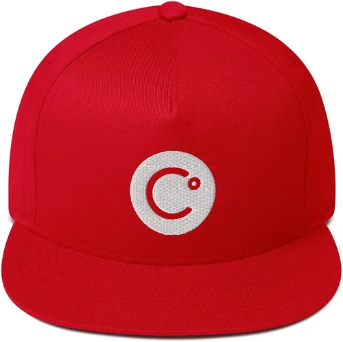 Vista 5 de Sombrero Celsius (Gorra Snapback Bill Plana Bordada) CEL Crypto